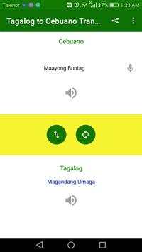 Tagalog to Cebuano Translator screenshot 4