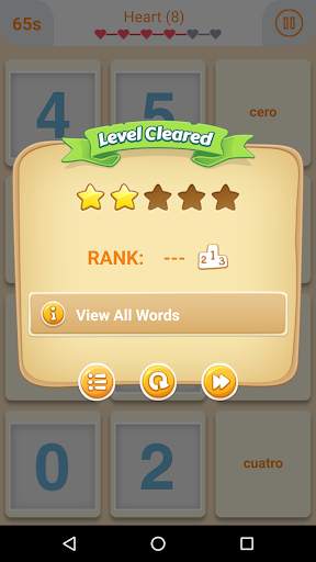 Memory Game - Word Game Learn Spanish screenshot 4
