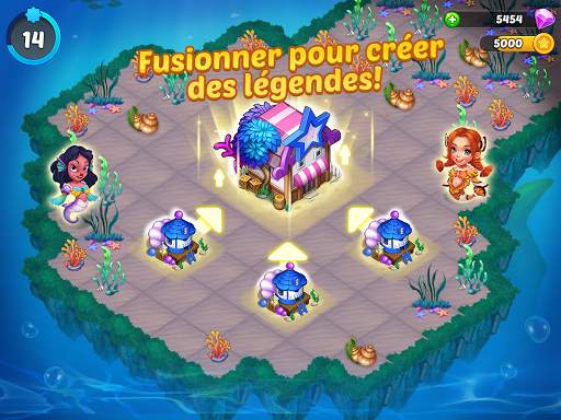 Merge Mermaids-magic puzzles screenshot 6