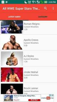 All WWE Super Stars Theme Songs screenshot 4