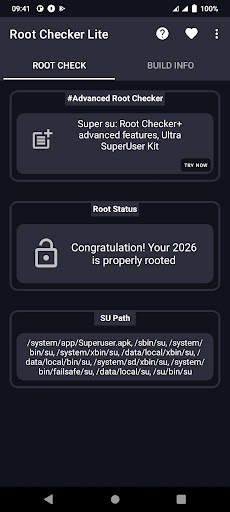 Super su Root Checker Lite App screenshot 2