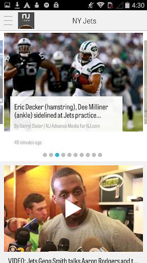 NJ.com: New York Jets News screenshot 1