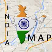 India Delhi Map आइकन
