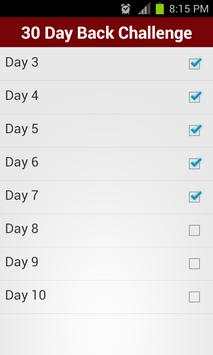 30 Day Back Challenge FREE screenshot 2