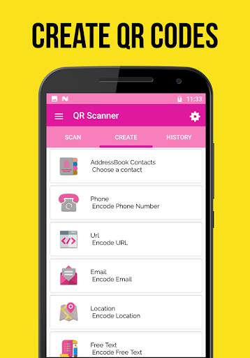 QR Code Reader & QR, Barcode Maker screenshot 1