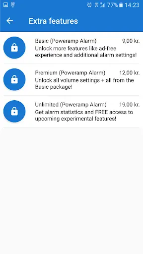 Poweramp Alarm Clock screenshot 4
