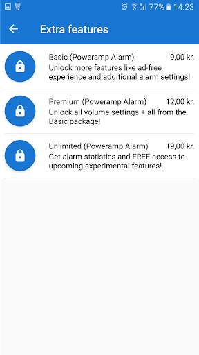 Poweramp Alarm Clock screenshot 4