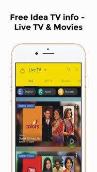 My Idea TV – Live TV & Movies Info. screenshot 2
