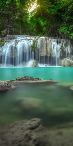 Waterfall HD Wallpaper screenshot 2