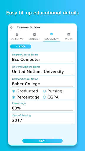 Resume Builder - Professional CV Maker screenshot 7