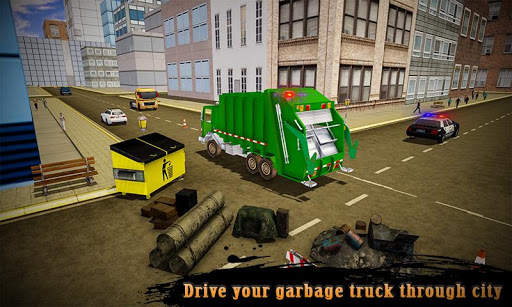 Real Robot Transformation Garbage Truck Driving 3D screenshot 5
