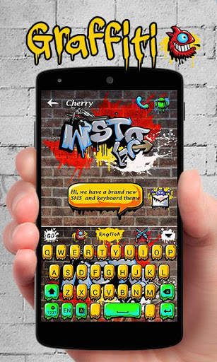 Graffiti Style Keyboard Theme screenshot 4