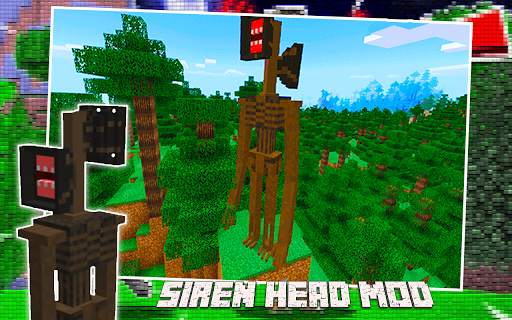 Idle Siren Head Mod for Minecraft PE 2020🎃 screenshot 2
