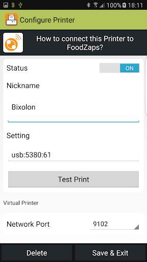 USB POS Printer Boost (FoodZaps POS Only) screenshot 2