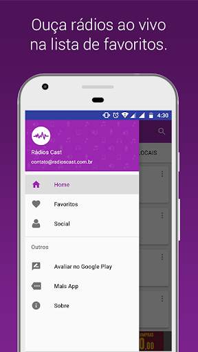Radios Cast - Ouvir rádios online ao vivo screenshot 4
