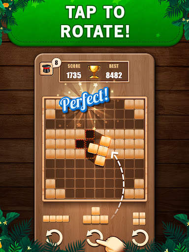 Wooden 100 Block Puzzle Game screenshot 9