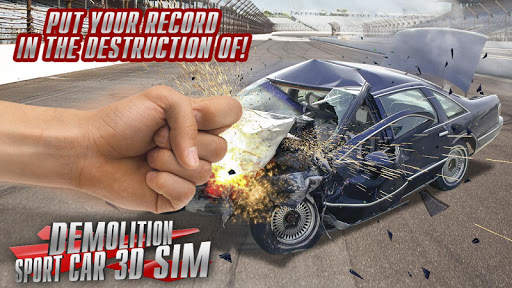 Demolition Sport Car 3D Sim screenshot 1