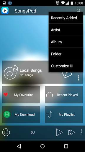 SongsPod Music Player screenshot 2