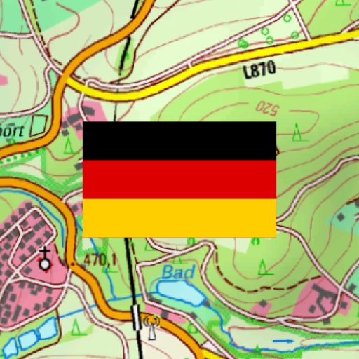 Deutschland Topo Karten icon