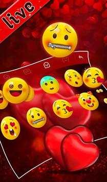 Live Red Romantic Heart Stylish Reading screenshot 6