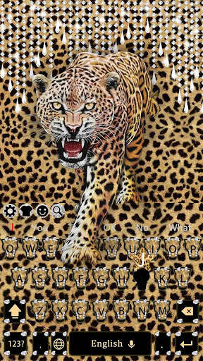 sexy leopard print cheetah diamond keyboard screenshot 4