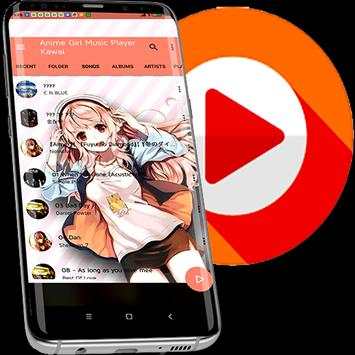 Anime Girl Music Player screenshot 1