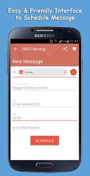 SMS Planning (Scheduler) screenshot 5
