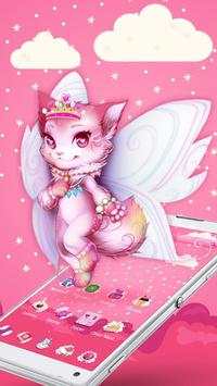 taffy Angel cat Theme screenshot 1
