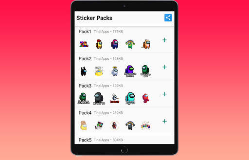 WAStickerApps - Among US Cute And Funny Stickers screenshot 7