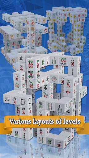 Cubic Mahjong 3D скриншот 2