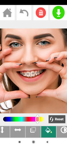 Braces on teeth FX: Photo editor screenshot 3