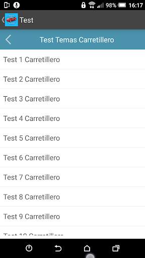 Curso Carretillero. Test Guru. screenshot 1