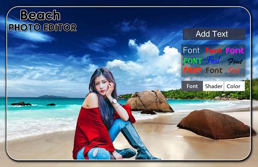 Beach Photo Editor 2 تصوير الشاشة