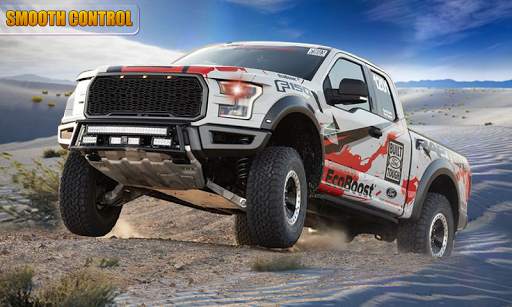 White Desert Truck Driving Simulator : 4x4 Offroad screenshot 3