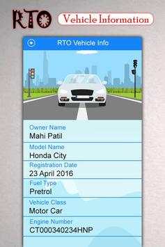 Information for RTO Vehicle : Vahan Registration screenshot 3