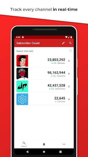 Realtime Subscriber Count स्क्रीनशॉट 1