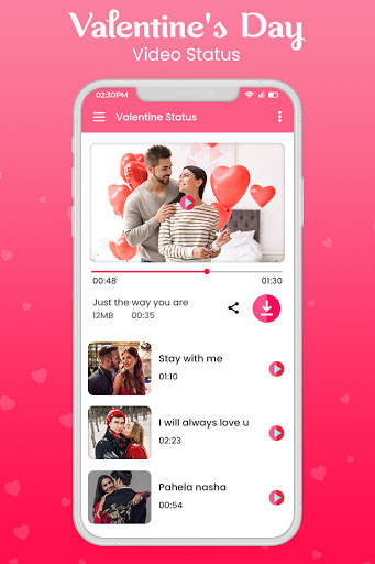 Valentine Day Video Status 2021 : Love Song Status screenshot 5