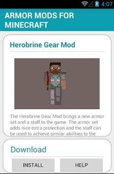 ARMOR MODS FOR MINECRAFT screenshot 5