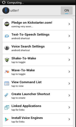 utter! Quick Launch screenshot 2