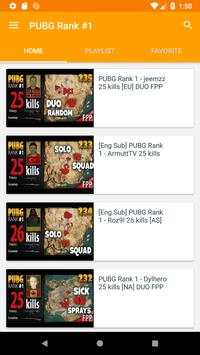 compilation PUBG Rank #1 Fans chanel screenshot 1