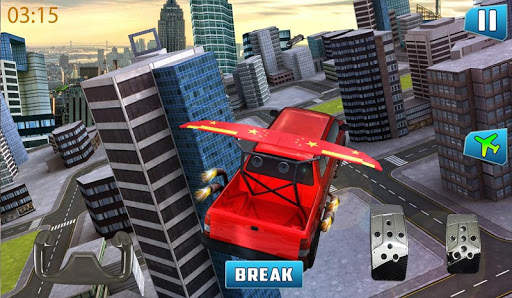 Future flying Limo car 3dgames screenshot 1