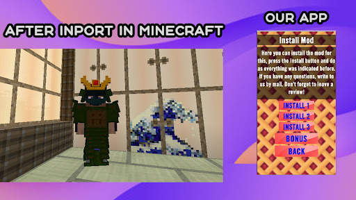 Samurai Mod Minecraft PE screenshot 4