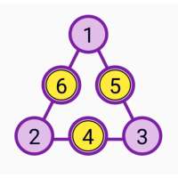 Magic Triangles - Math Puzzles - Aritgram icon