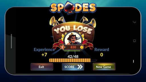 Spades - Game Kartu Offline Gratis screenshot 8