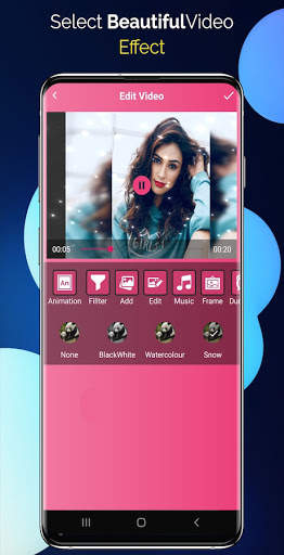 Full screen Photo Video Maker with songs Animation screenshot 4