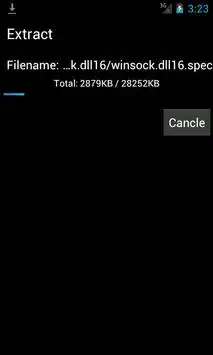Unrar screenshot 2