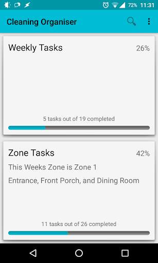 Cleaning Organizer скриншот 3