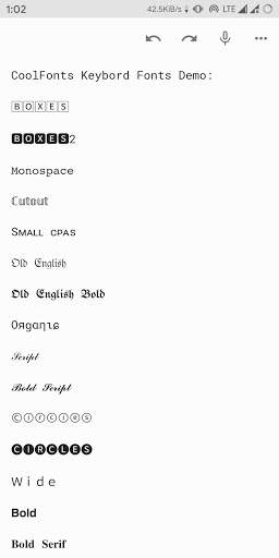 CoolFonts Keyboard  - Cool and stylish fonts स्क्रीनशॉट 4