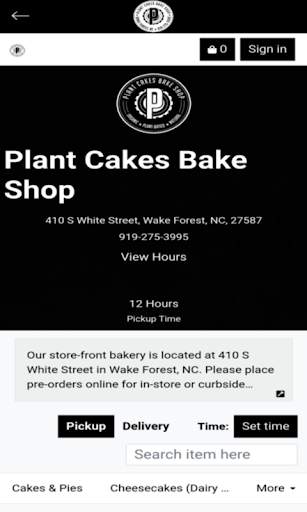 Plant Cakes Bake Shop screenshot 2