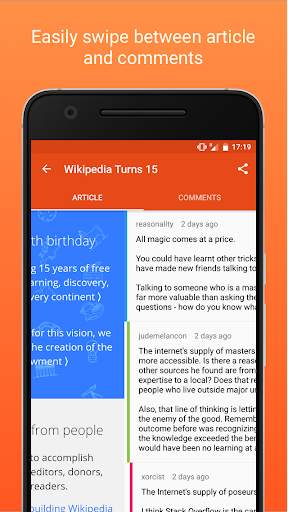 Hex for Hacker News screenshot 3